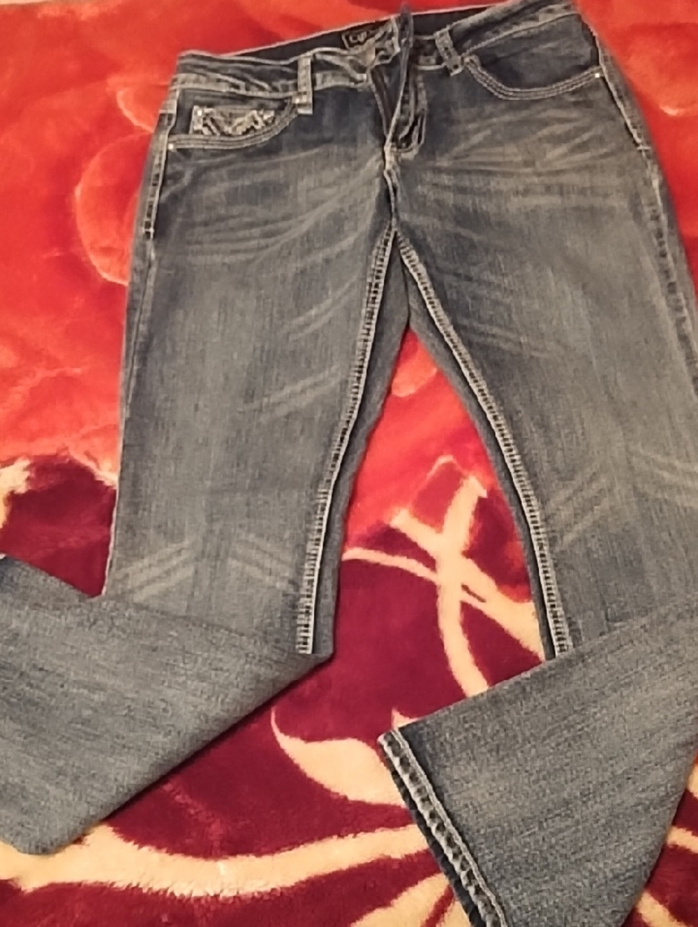 CATO PREMIUM Women's contemporary mid Rise Jeans 10 Petite